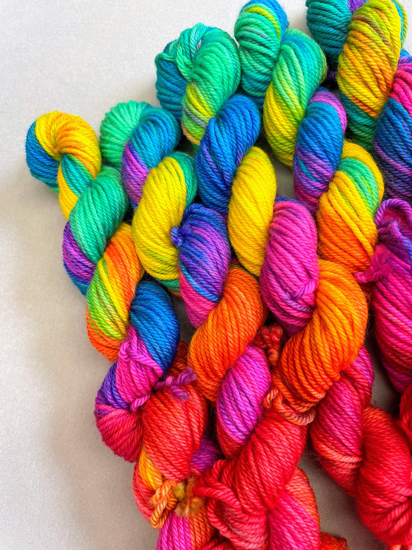 DK - Bright Rainbow 20g Mini Skein