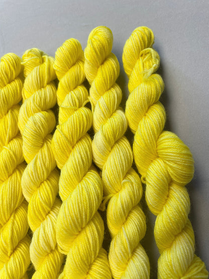 Sock - Lemon 20g Mini Skein