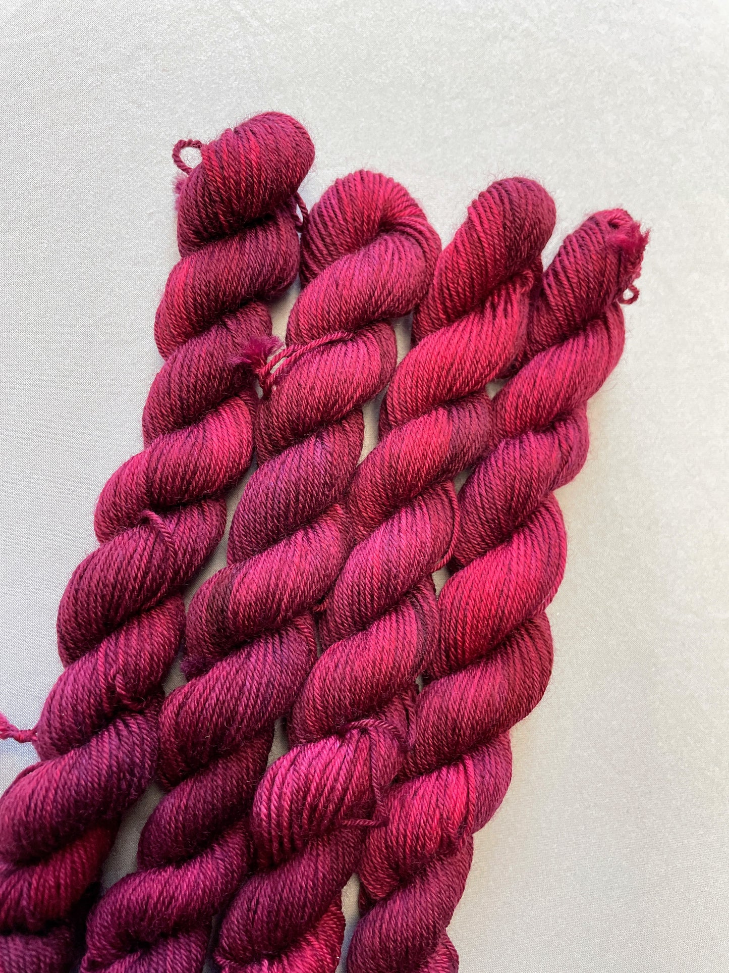 Plum (semi-solid) - Hand-dyed Yarn