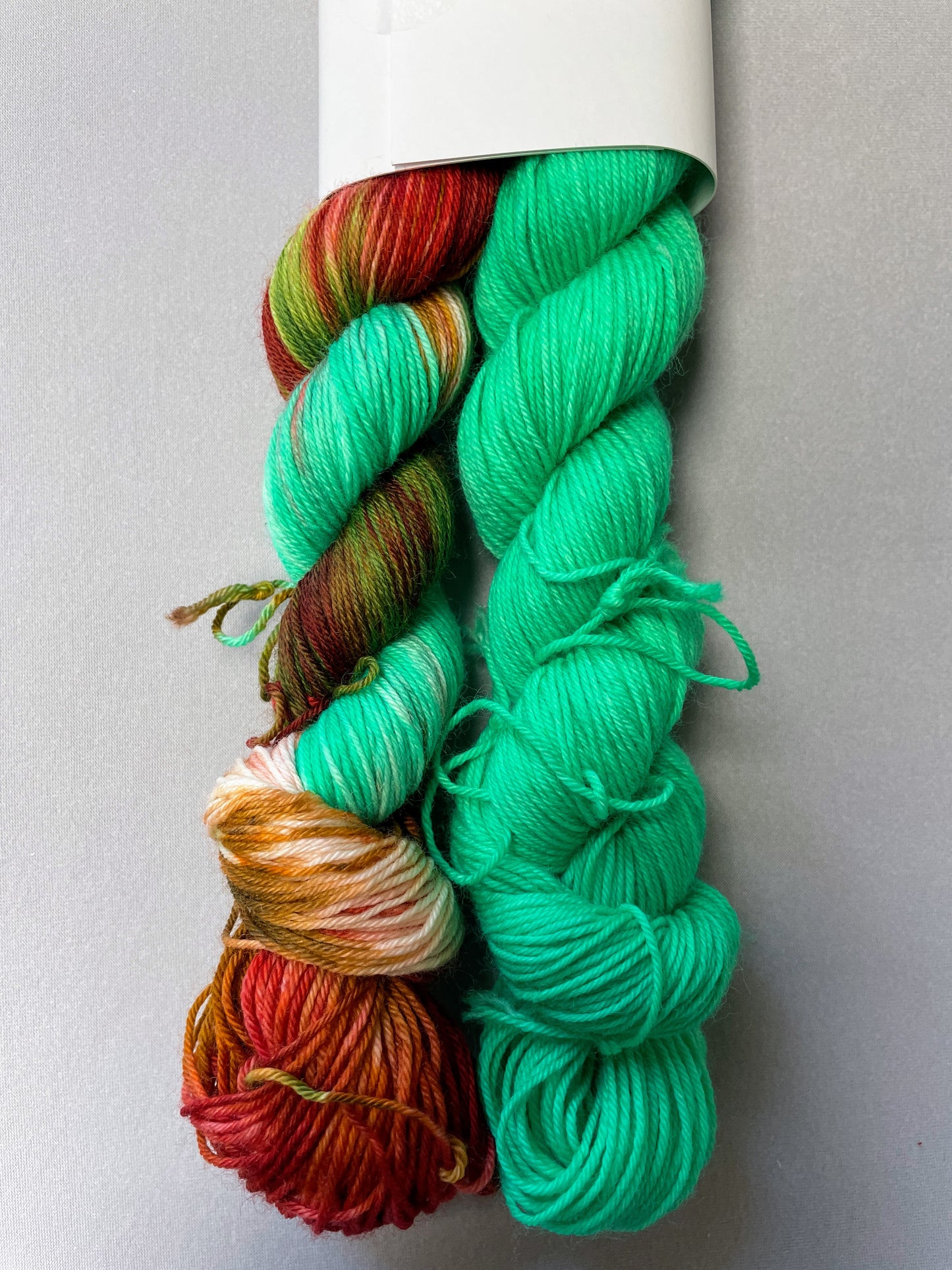 50g/50g Mint Hand-dyed Yarn Set