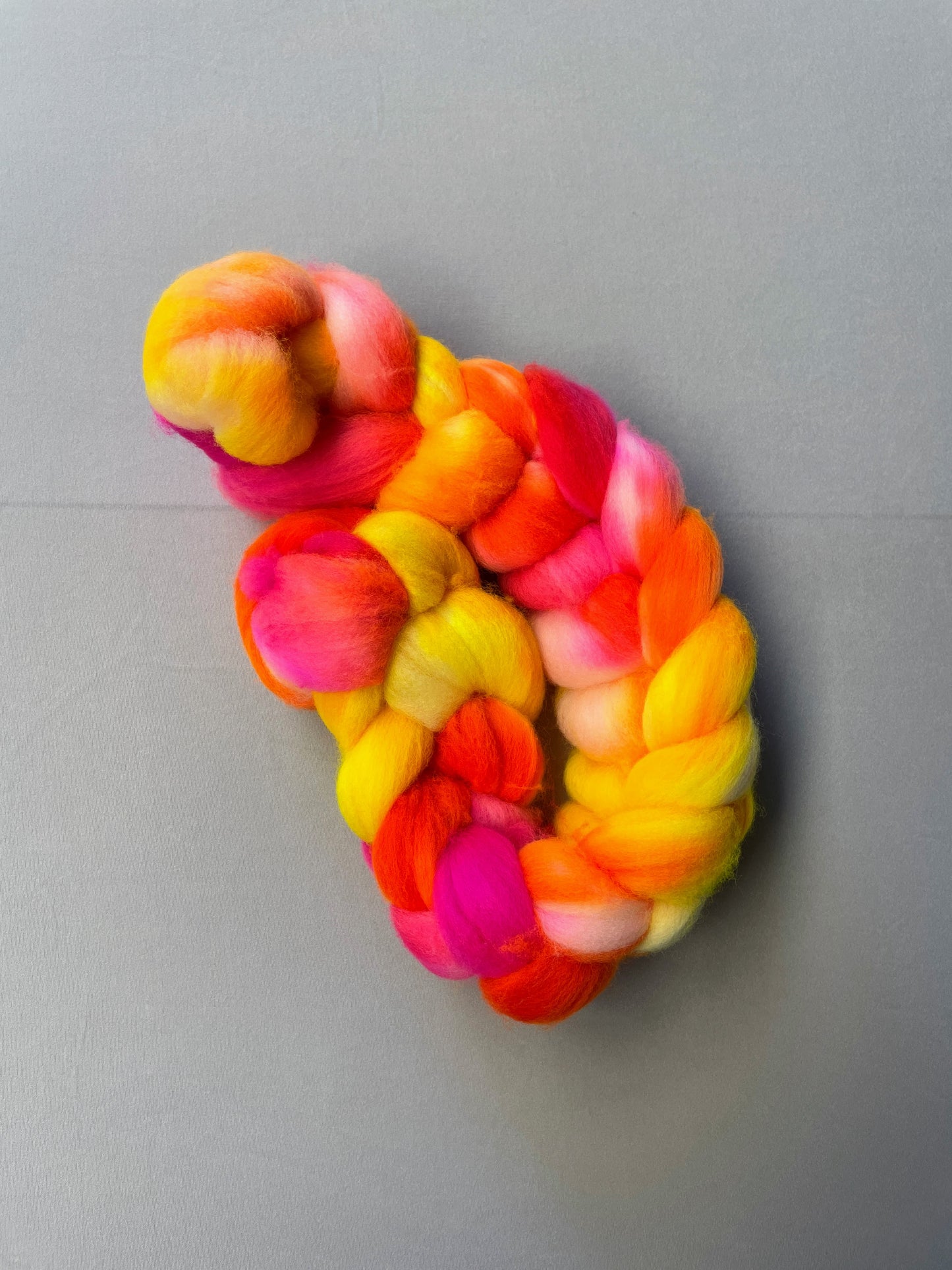 Merino (Superwash) - Neon Funk 100g Fibre Roving