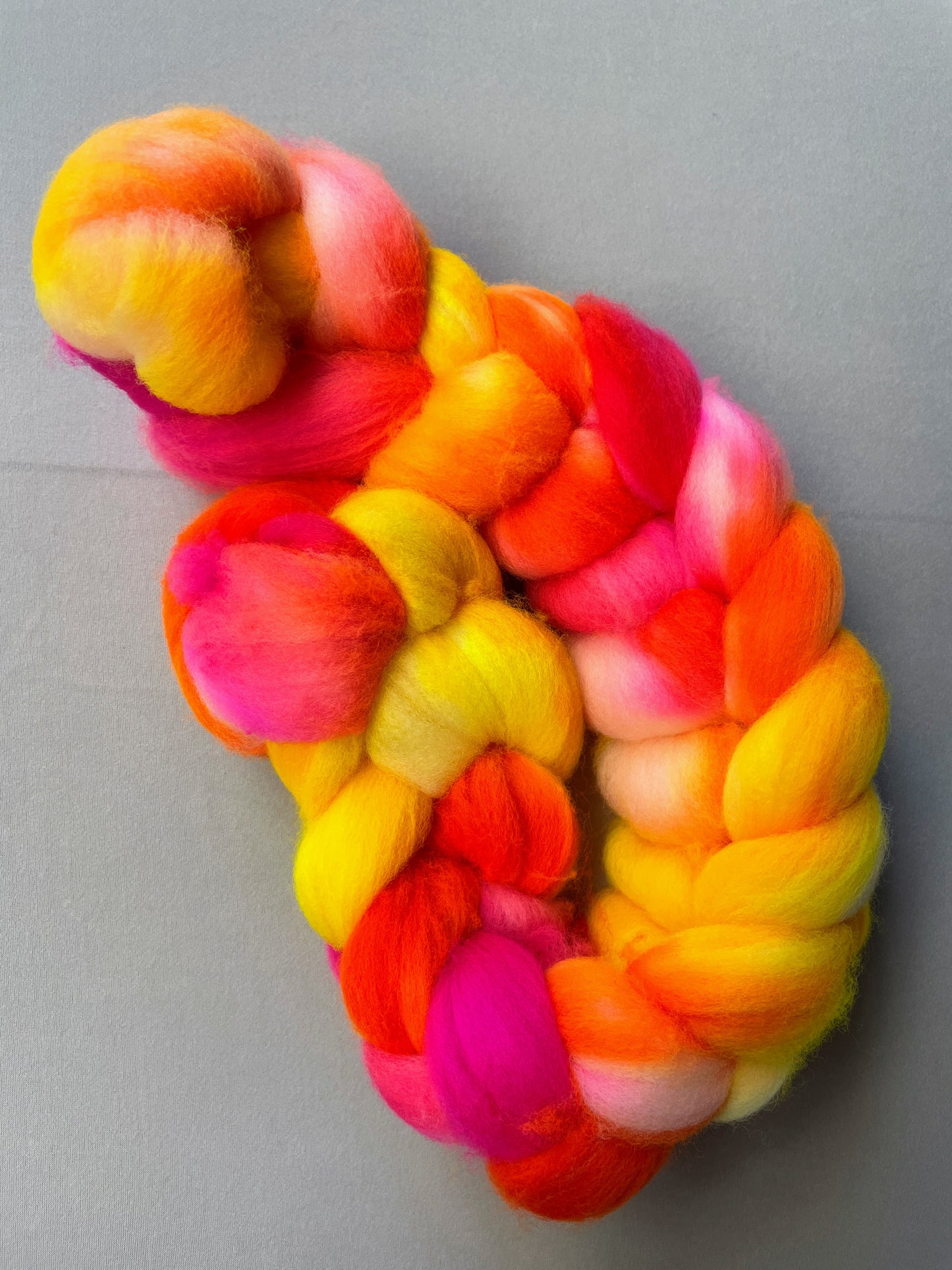 Merino (Superwash) - Neon Funk 100g Fibre Roving