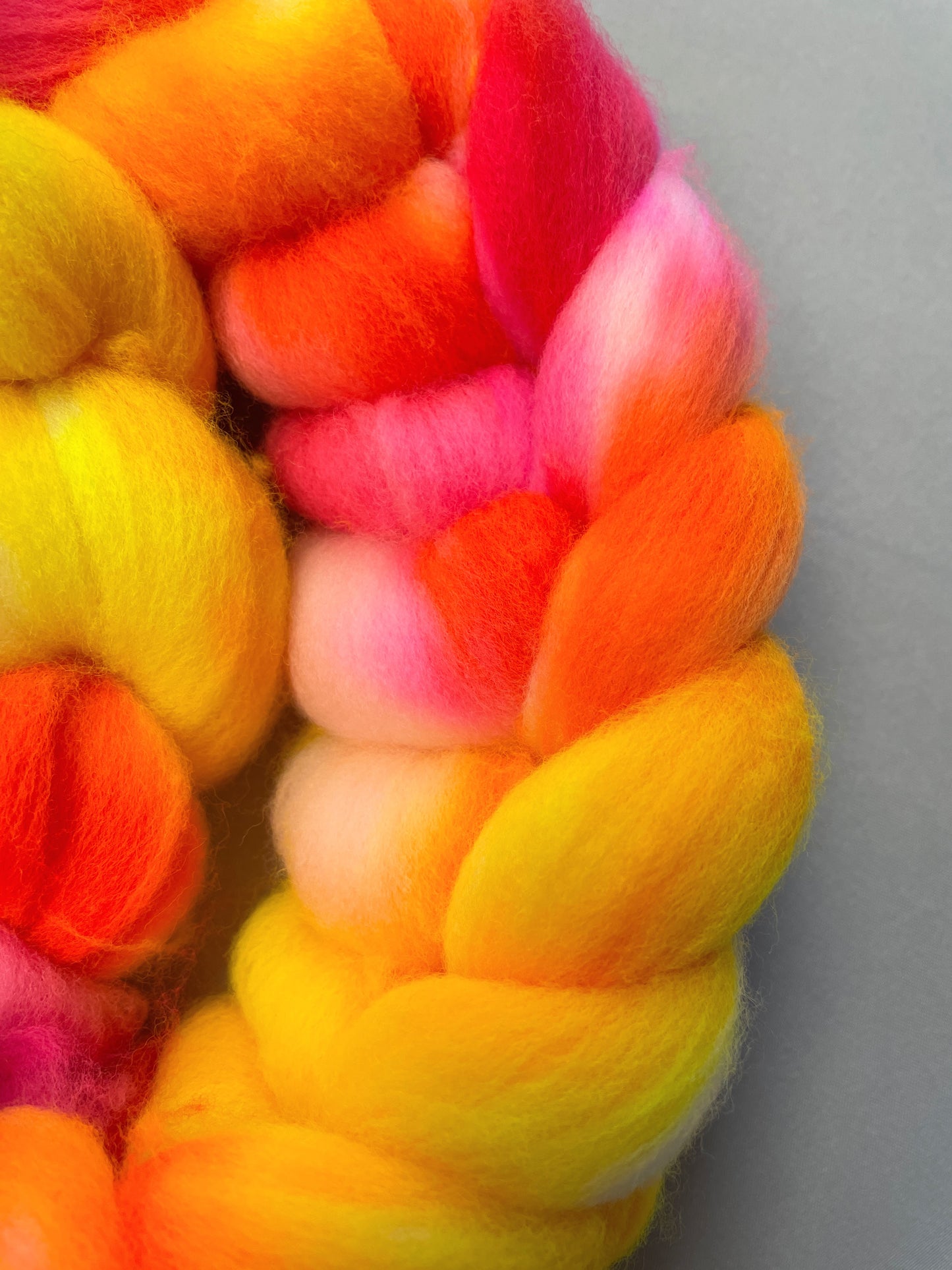 Merino (Superwash) - Neon Funk 100g Fibre Roving