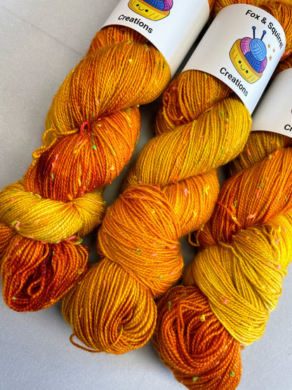 100g Summer Sunrise - Hand-dyed Yarn