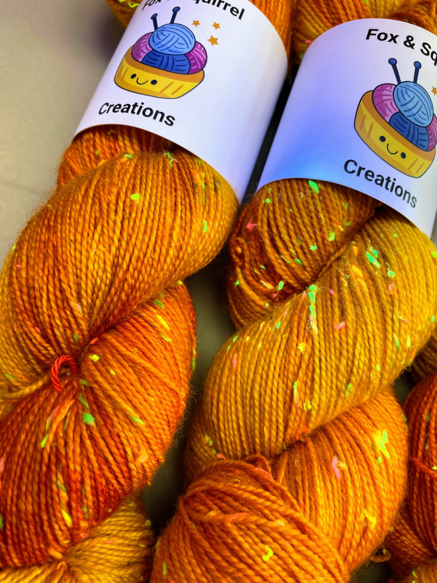 Neon Nep Sock - Summer Sunrise 100g Hand-dyed Yarn