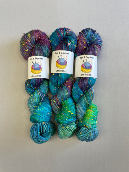 Neon Nep DK - Cosmic Wonder 100g Hand-dyed Yarn