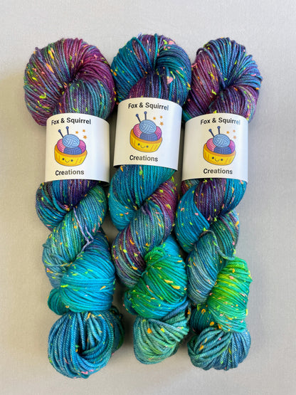 Neon Nep DK - Cosmic Wonder 100g Hand-dyed Yarn