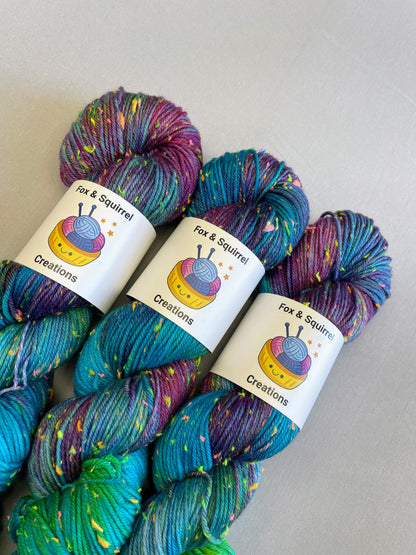 Neon Nep DK - Cosmic Wonder 100g Hand-dyed Yarn