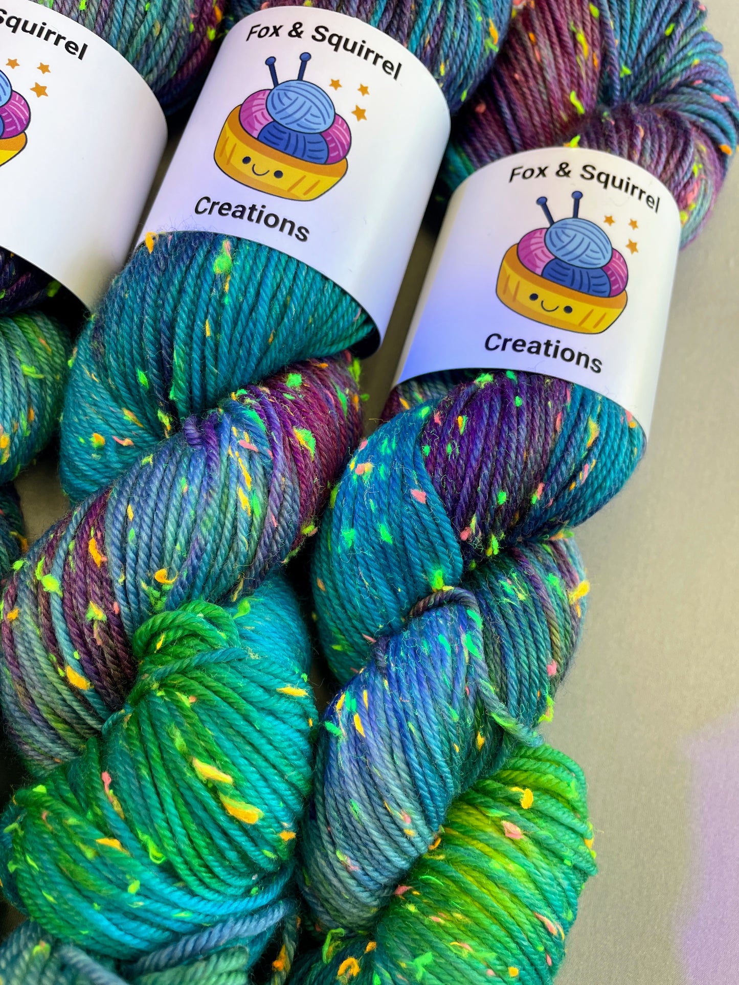 Neon Nep DK - Cosmic Wonder 100g Hand-dyed Yarn