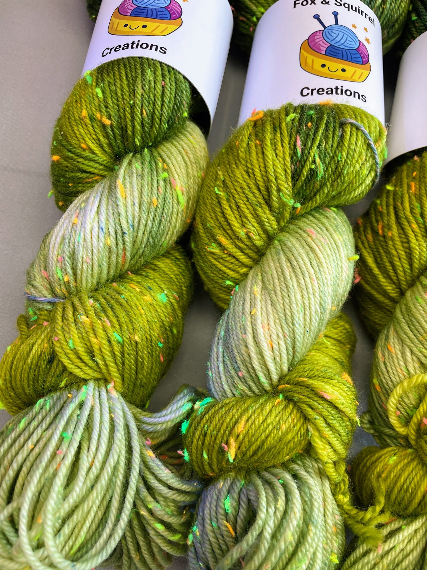 Neon Nep DK - Evergreen 100g Hand-dyed Yarn