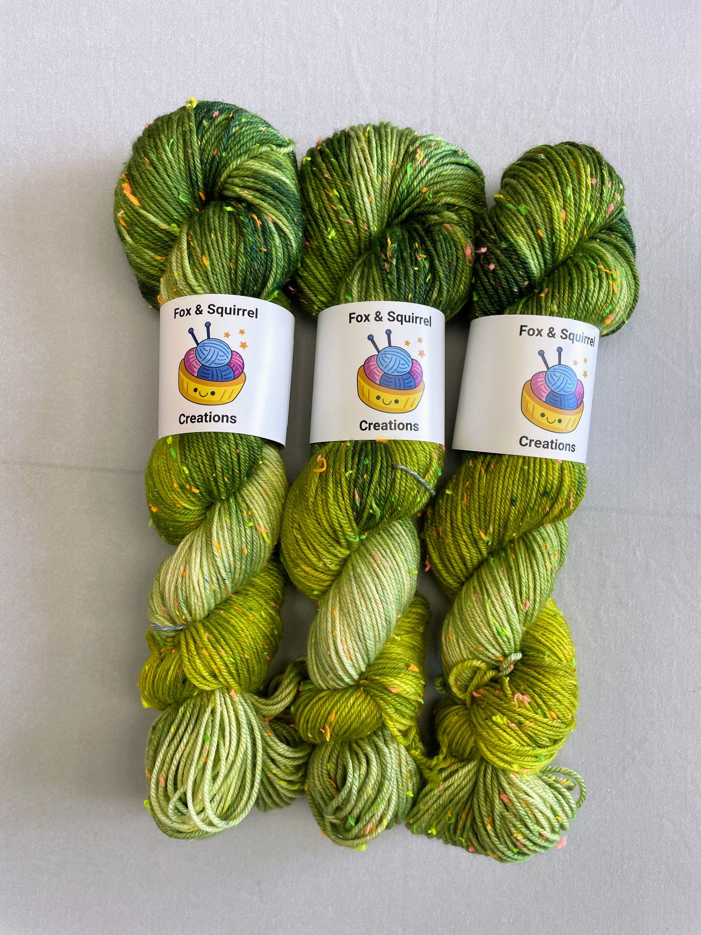 Neon Nep DK - Evergreen 100g Hand-dyed Yarn