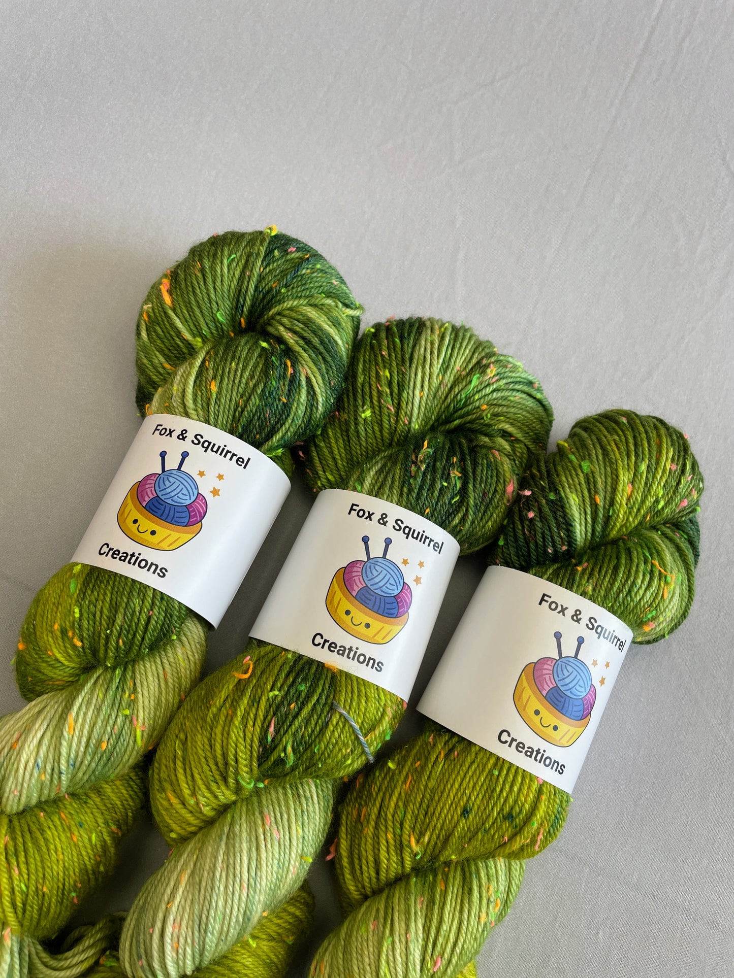 Neon Nep DK - Evergreen 100g Hand-dyed Yarn