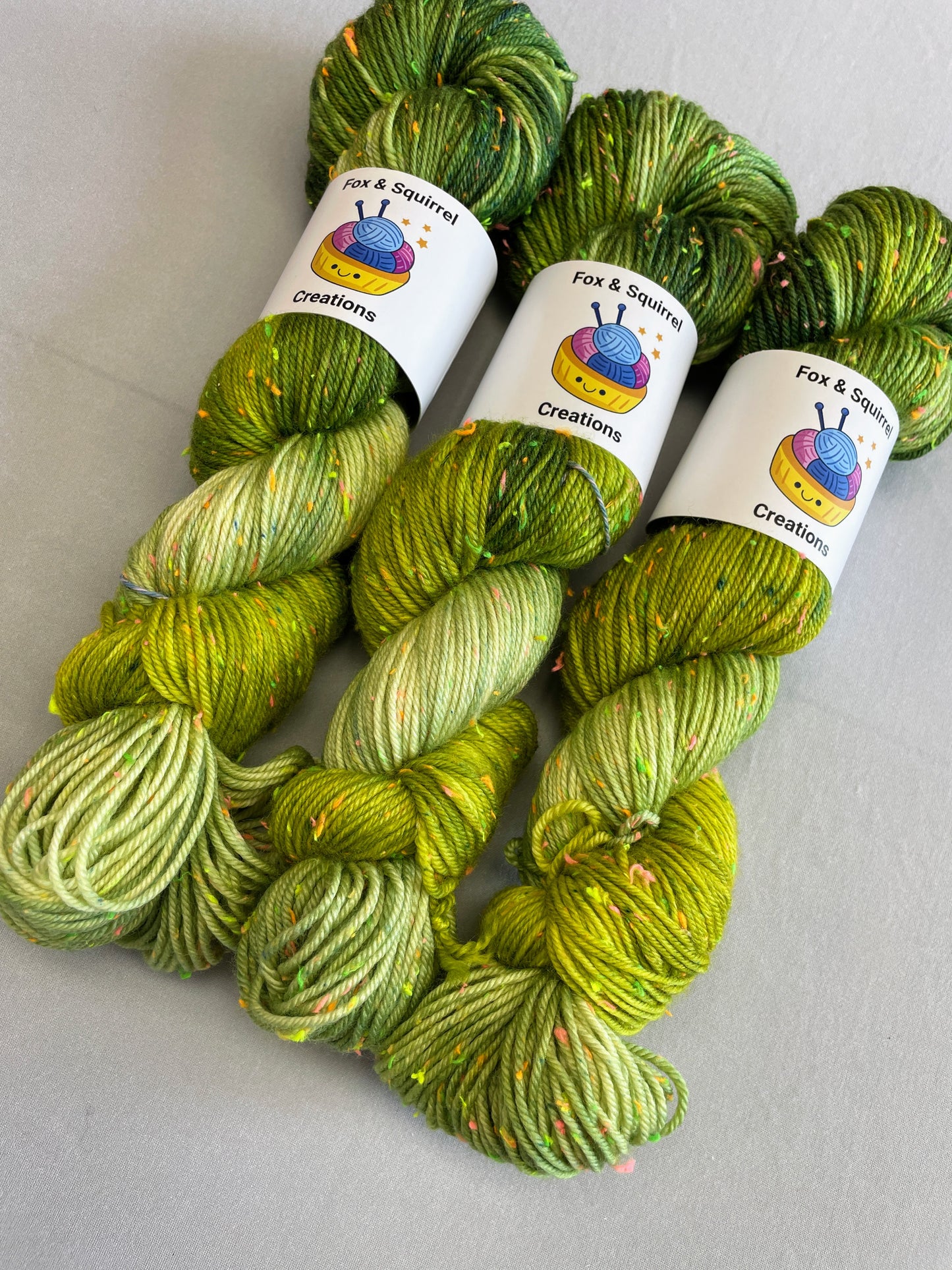 Neon Nep DK - Evergreen 100g Hand-dyed Yarn