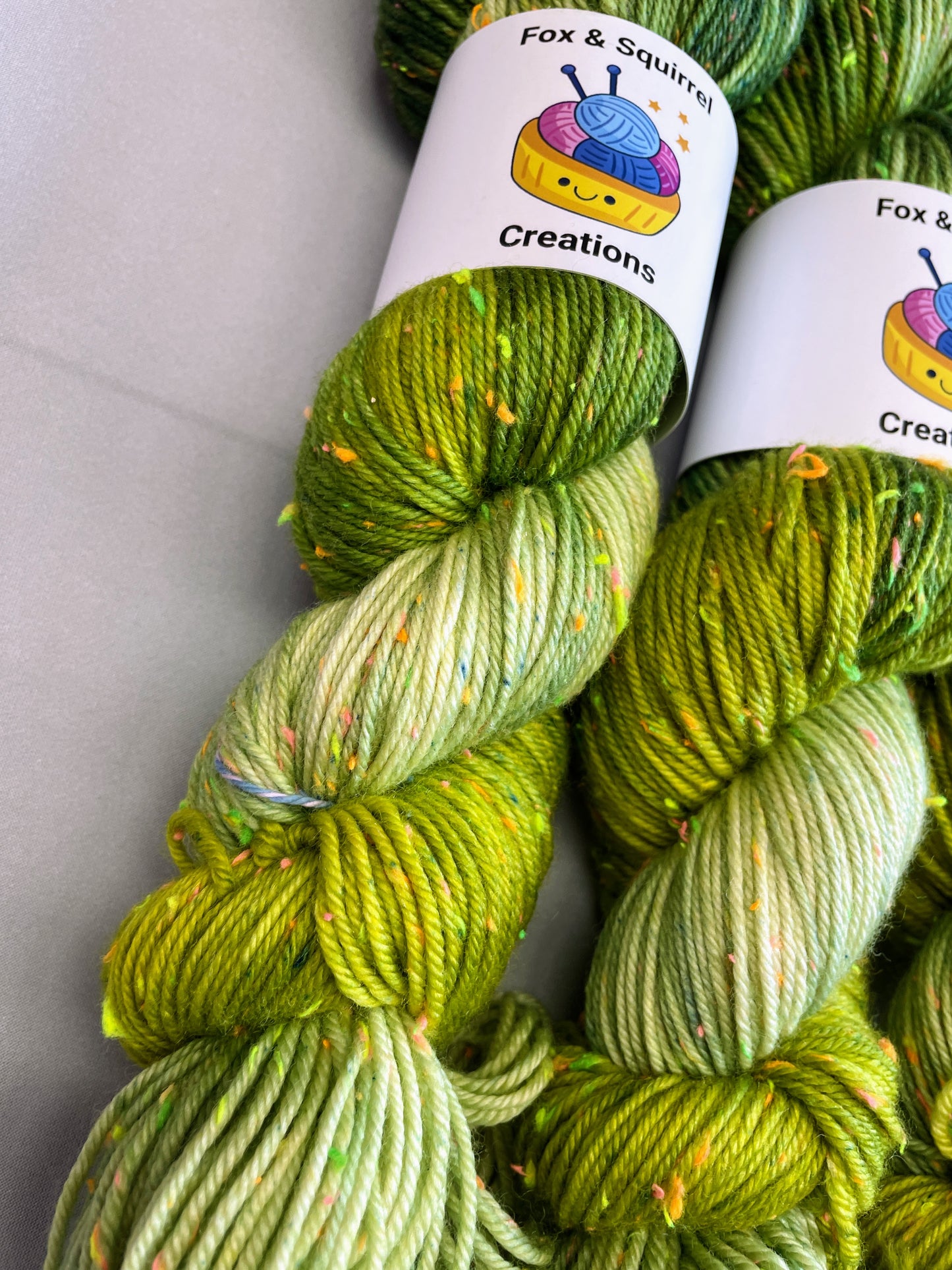 Neon Nep DK - Evergreen 100g Hand-dyed Yarn