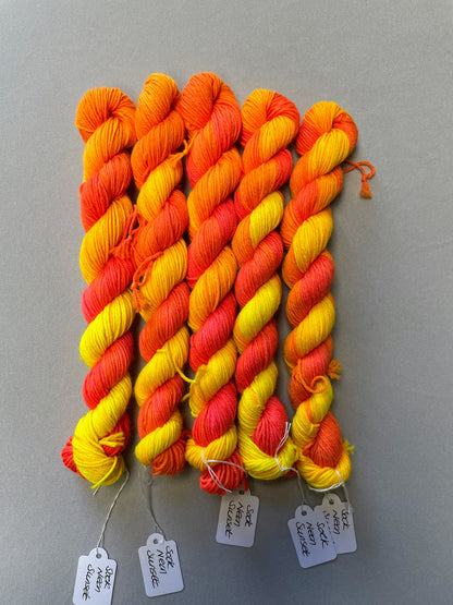 Neon Sunset - 20g Mini Skein