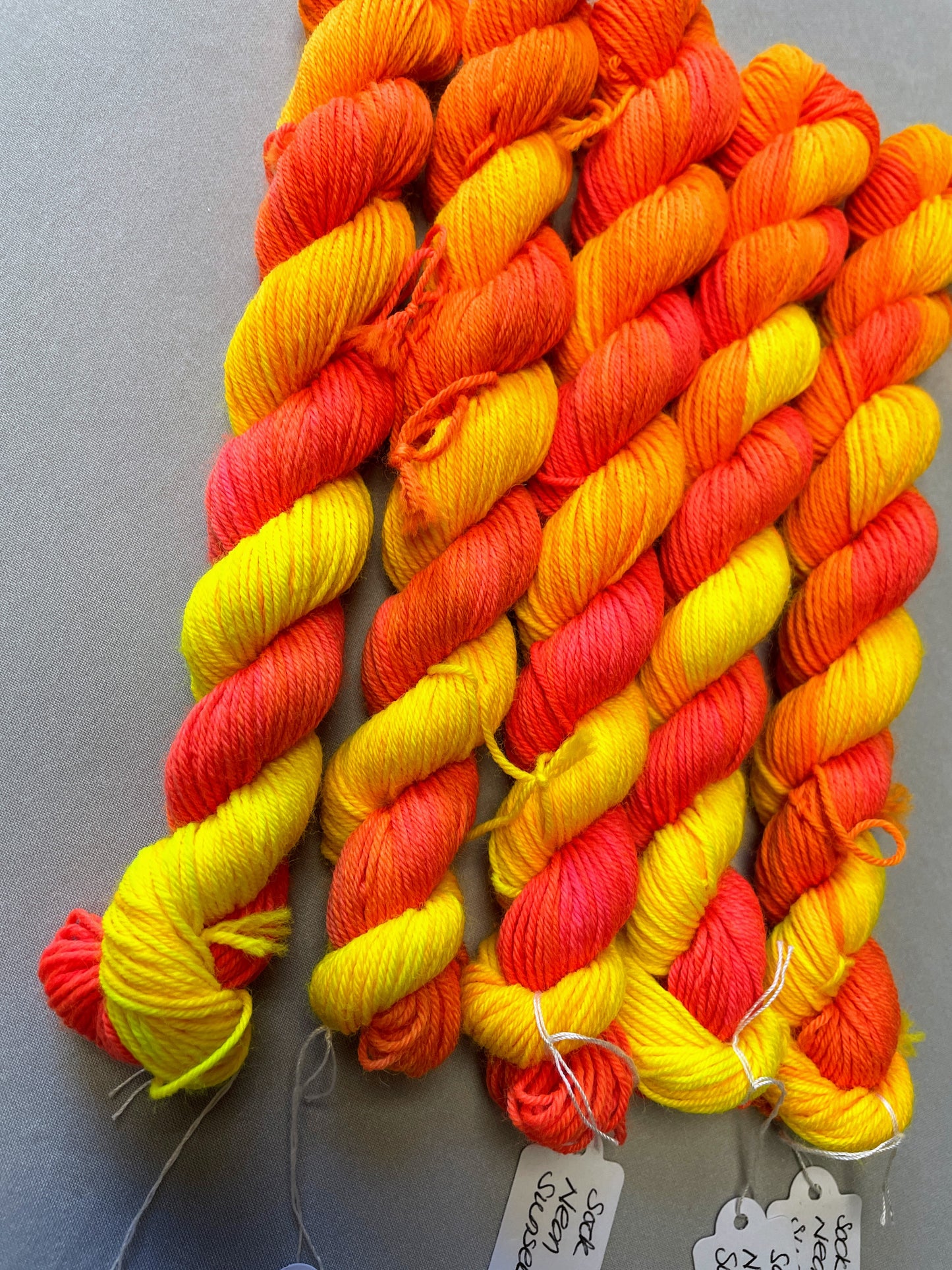 Neon Sunset - 20g Mini Skein