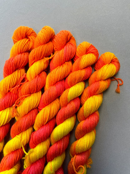 Neon Sunset - 20g Mini Skein