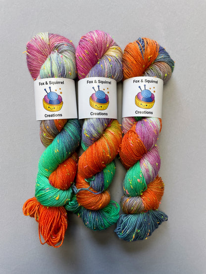 100g Candy Twist - Hand-dyed Yarn