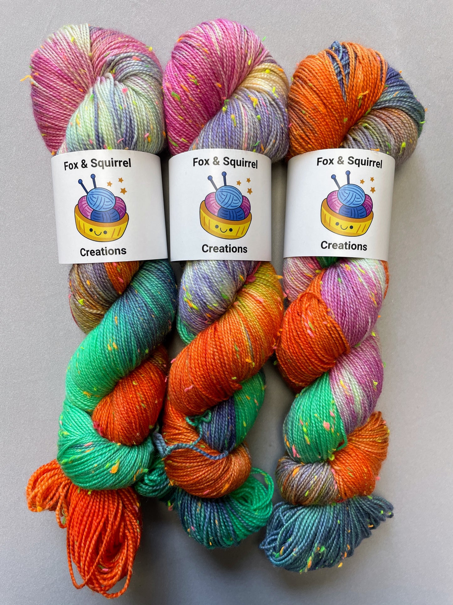 100g Candy Twist - Hand-dyed Yarn