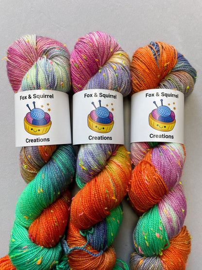 100g Candy Twist - Hand-dyed Yarn