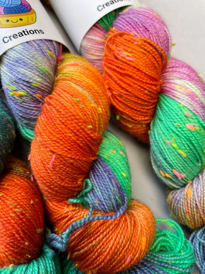 100g Candy Twist - Hand-dyed Yarn