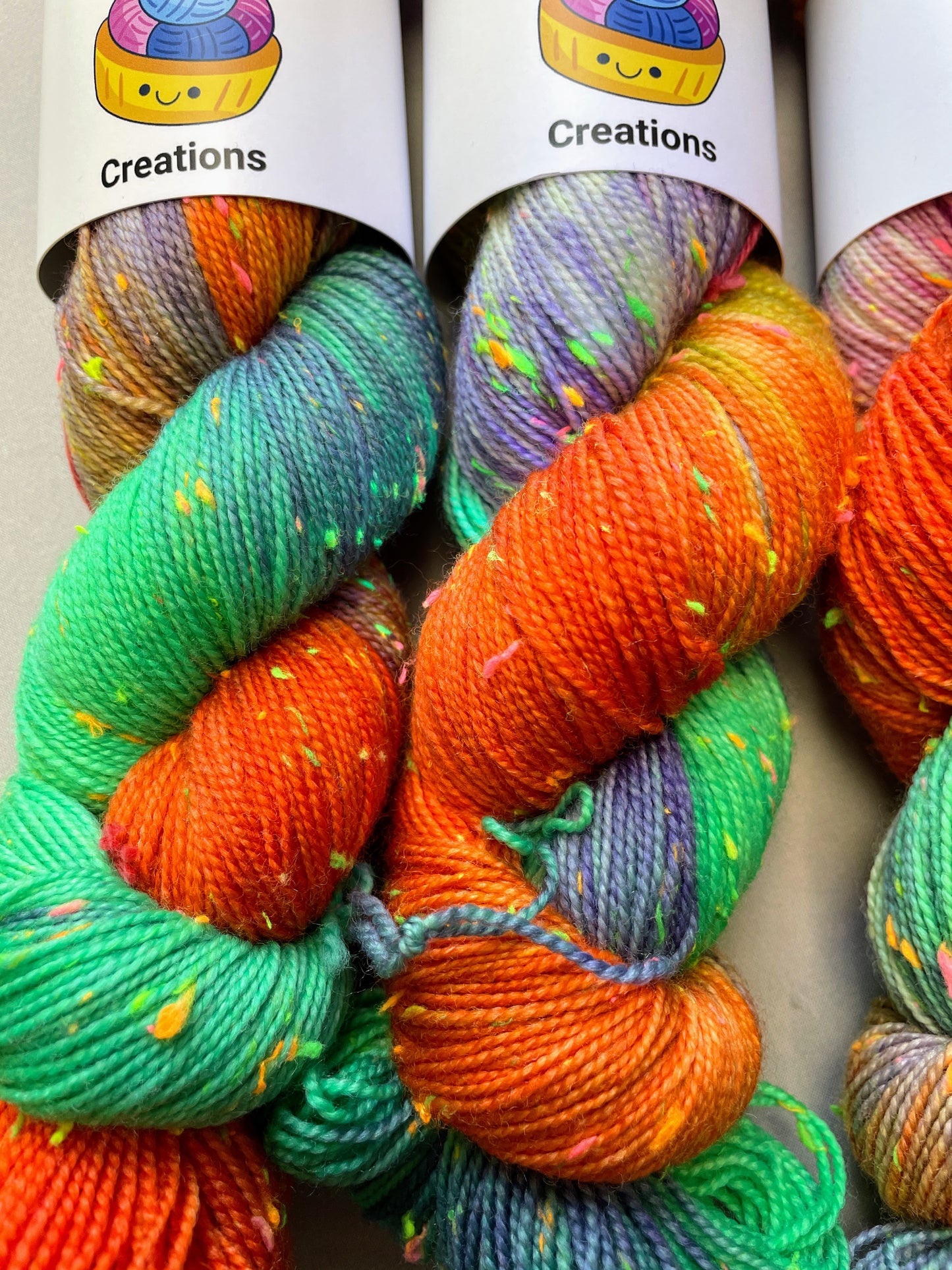 100g Candy Twist - Hand-dyed Yarn