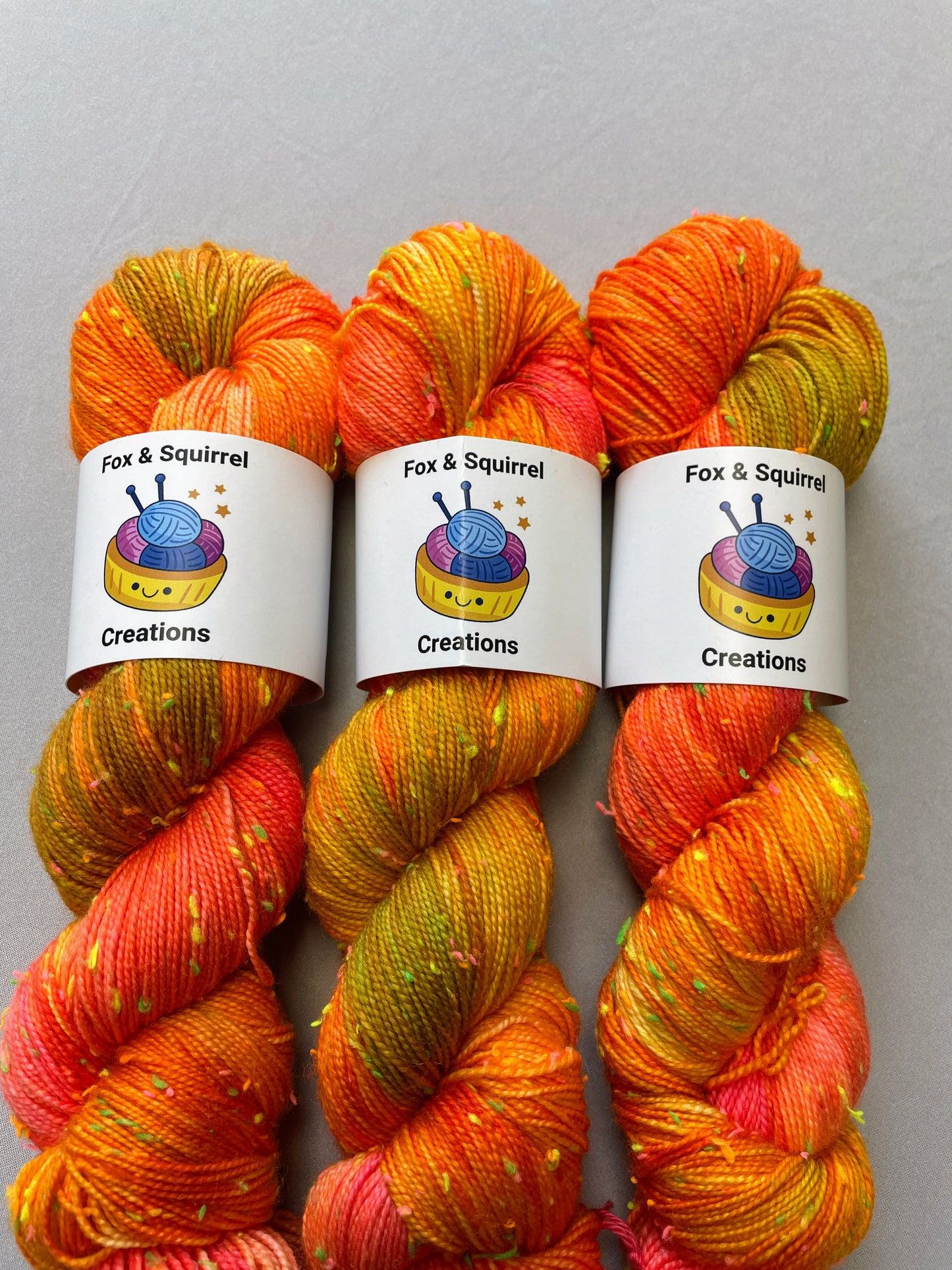 100g Summer Sunset - Hand-dyed Yarn