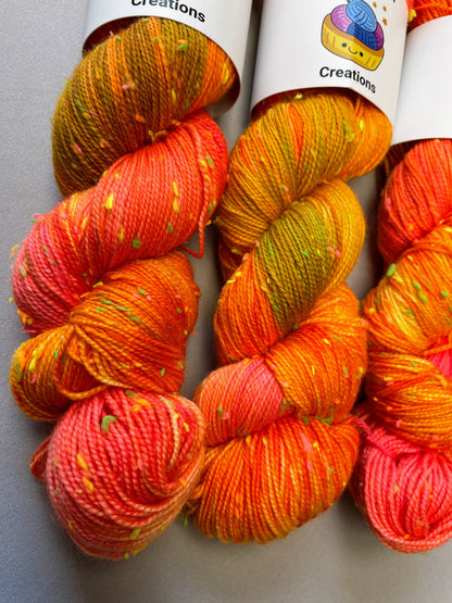 100g Summer Sunset - Hand-dyed Yarn