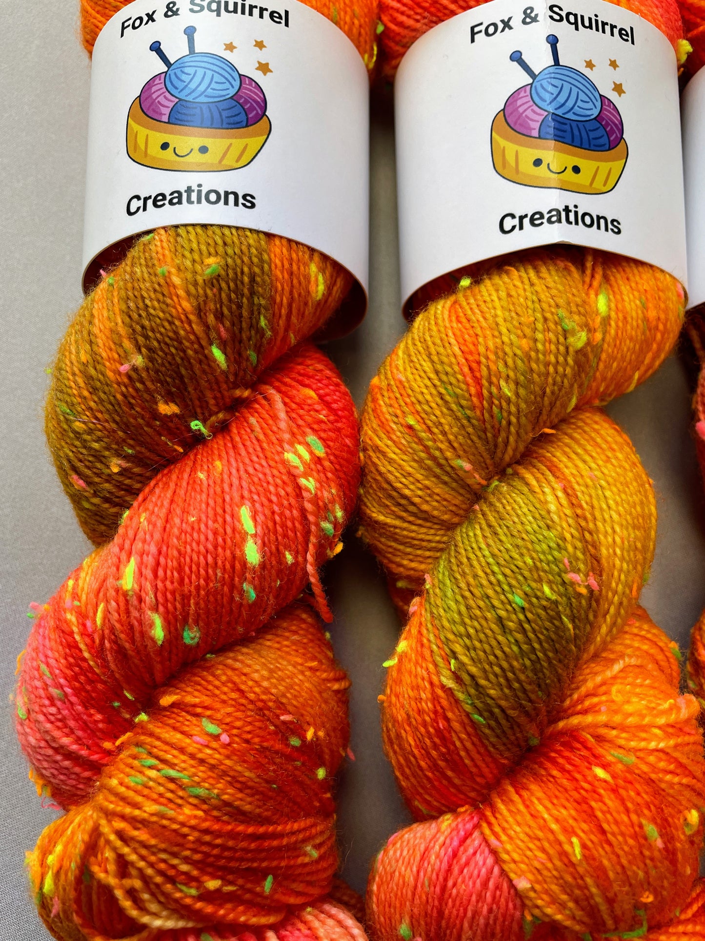 100g Summer Sunset - Hand-dyed Yarn