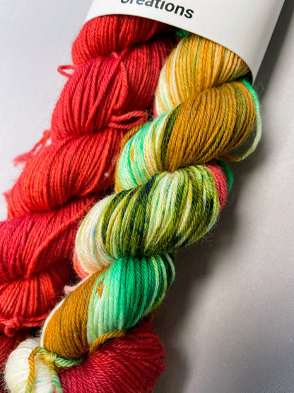 50g/50g Ruby Hand-dyed Yarn Set