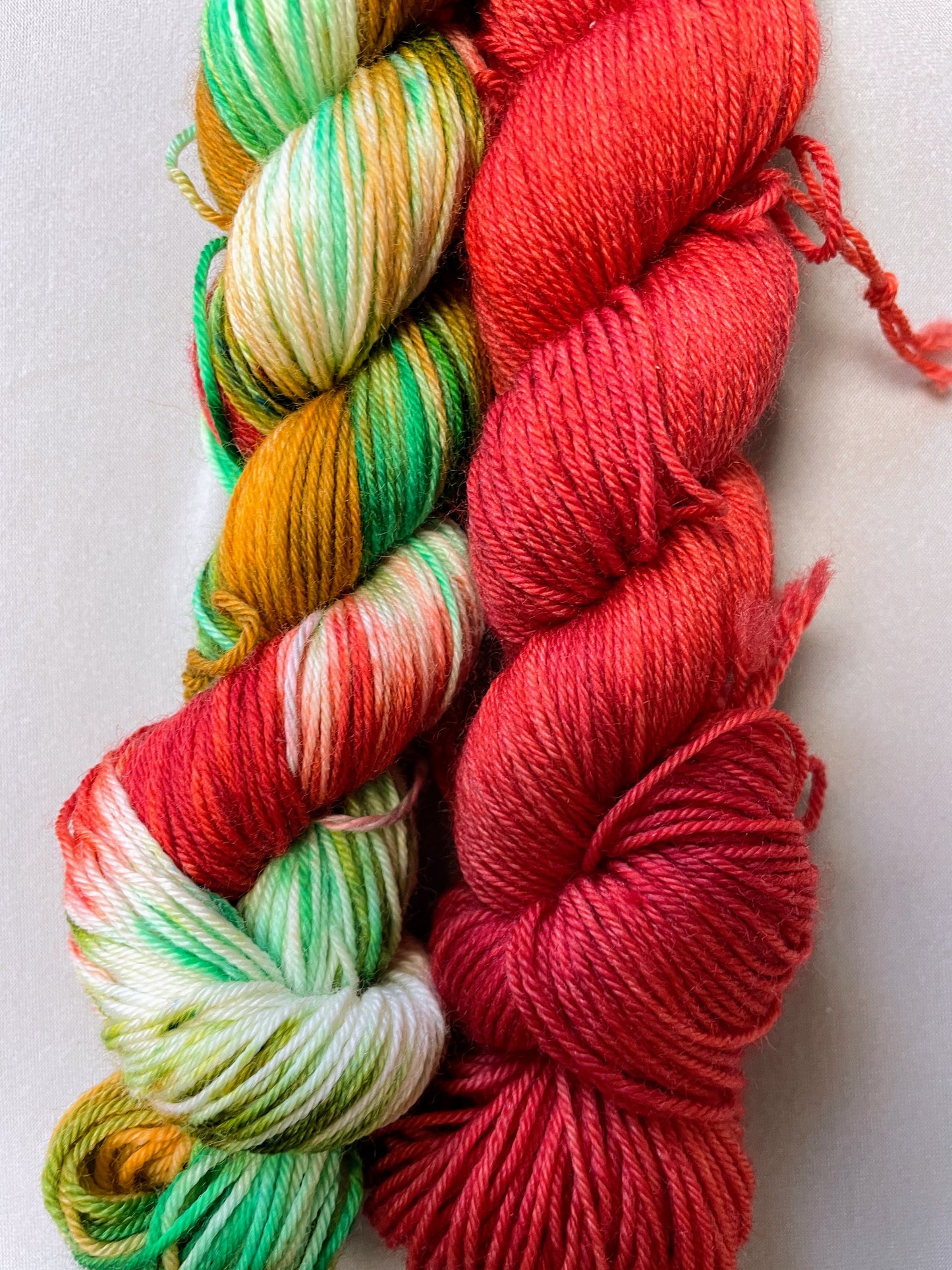 50g/50g Ruby Hand-dyed Yarn Set