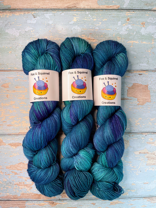 Sock - Seascape 100g Hand-dyed Yarn