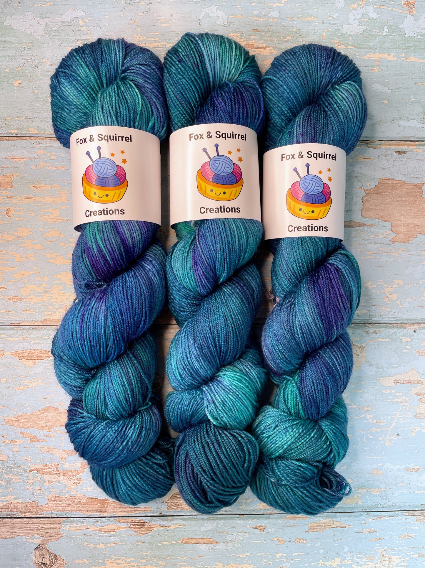 Sock - Seascape 100g Hand-dyed Yarn