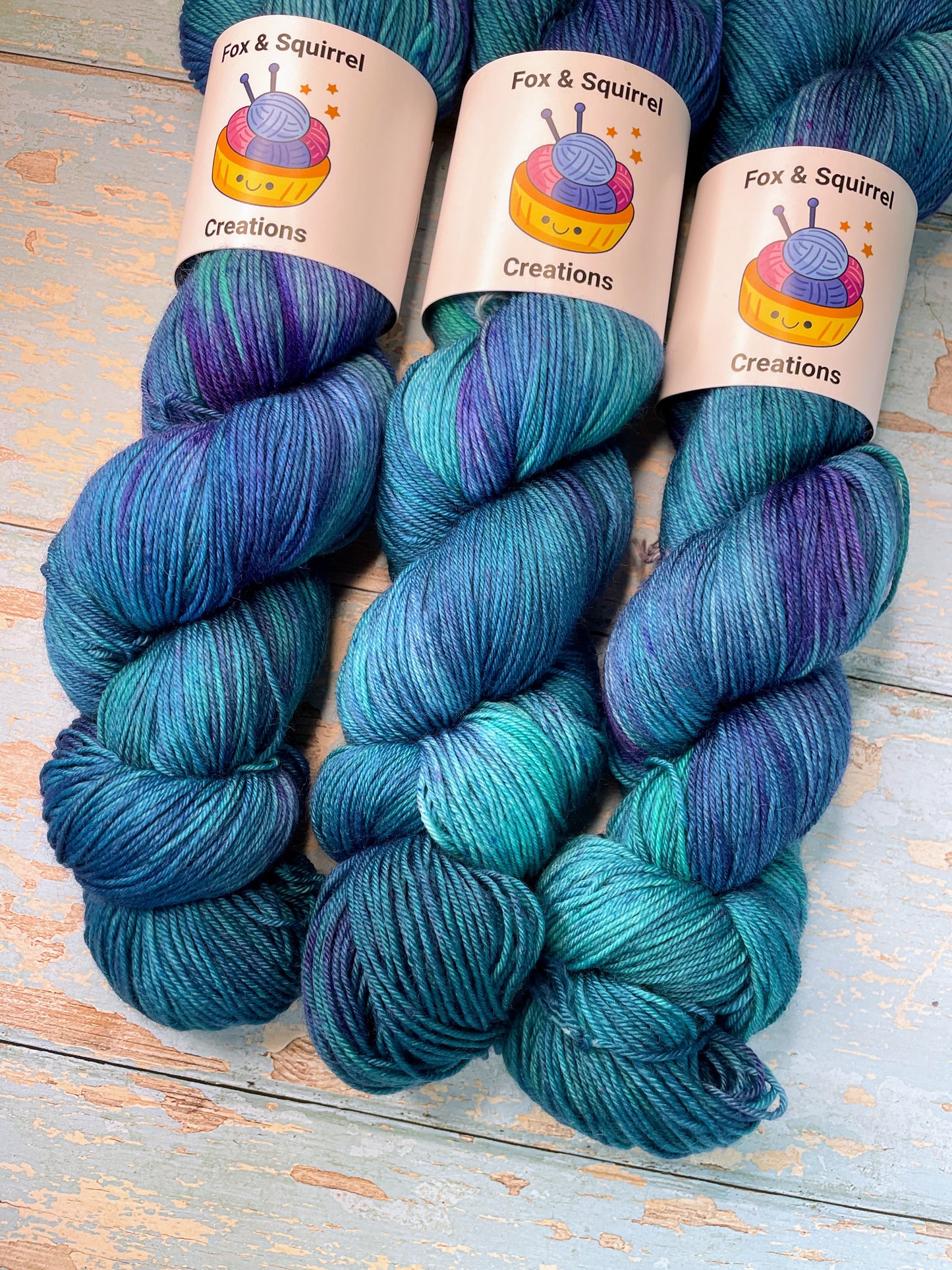 Sock - Seascape 100g Hand-dyed Yarn