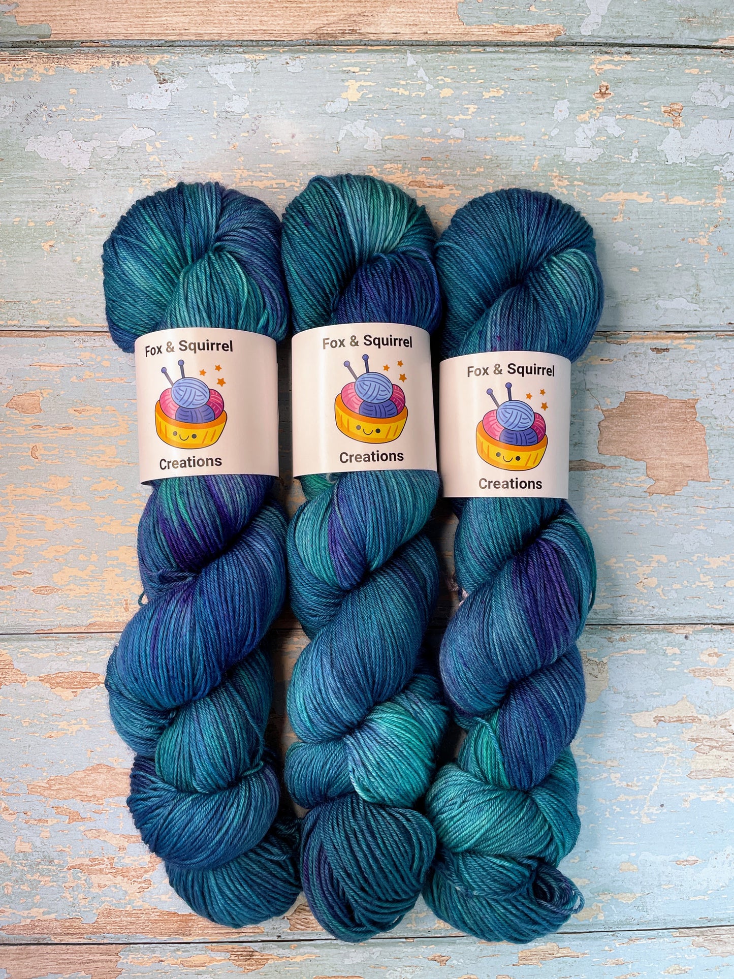 100g Seascape - Hand-dyed Yarn