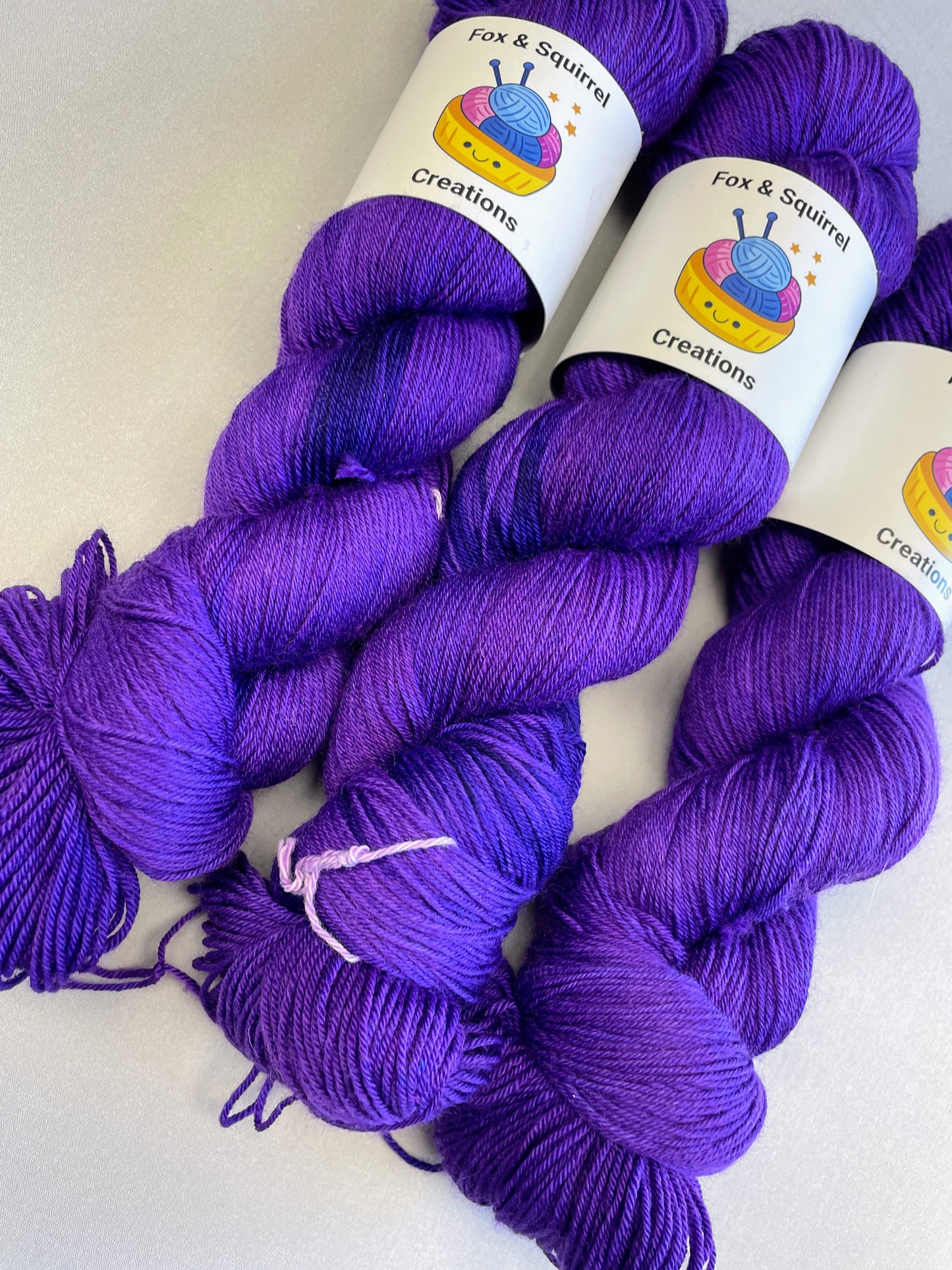 Sock - Purple 100g Hand-dyed Yarn