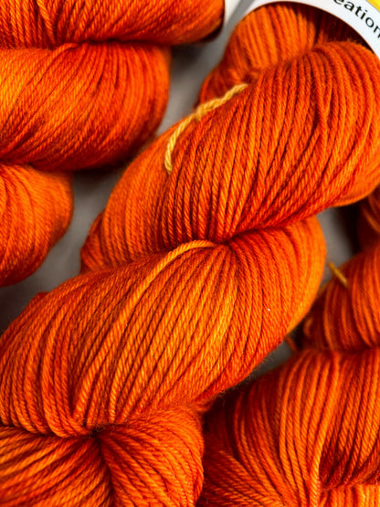 Sock - Saffron 100g Hand-dyed Yarn