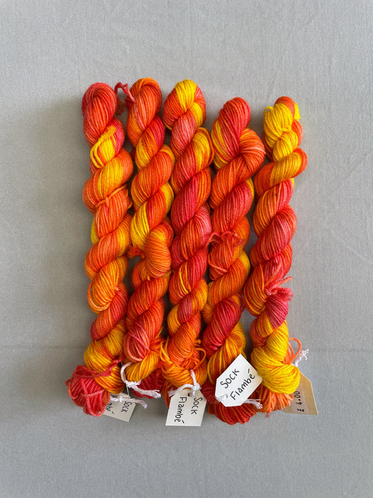 Sock - Flambé 20g Mini Skein