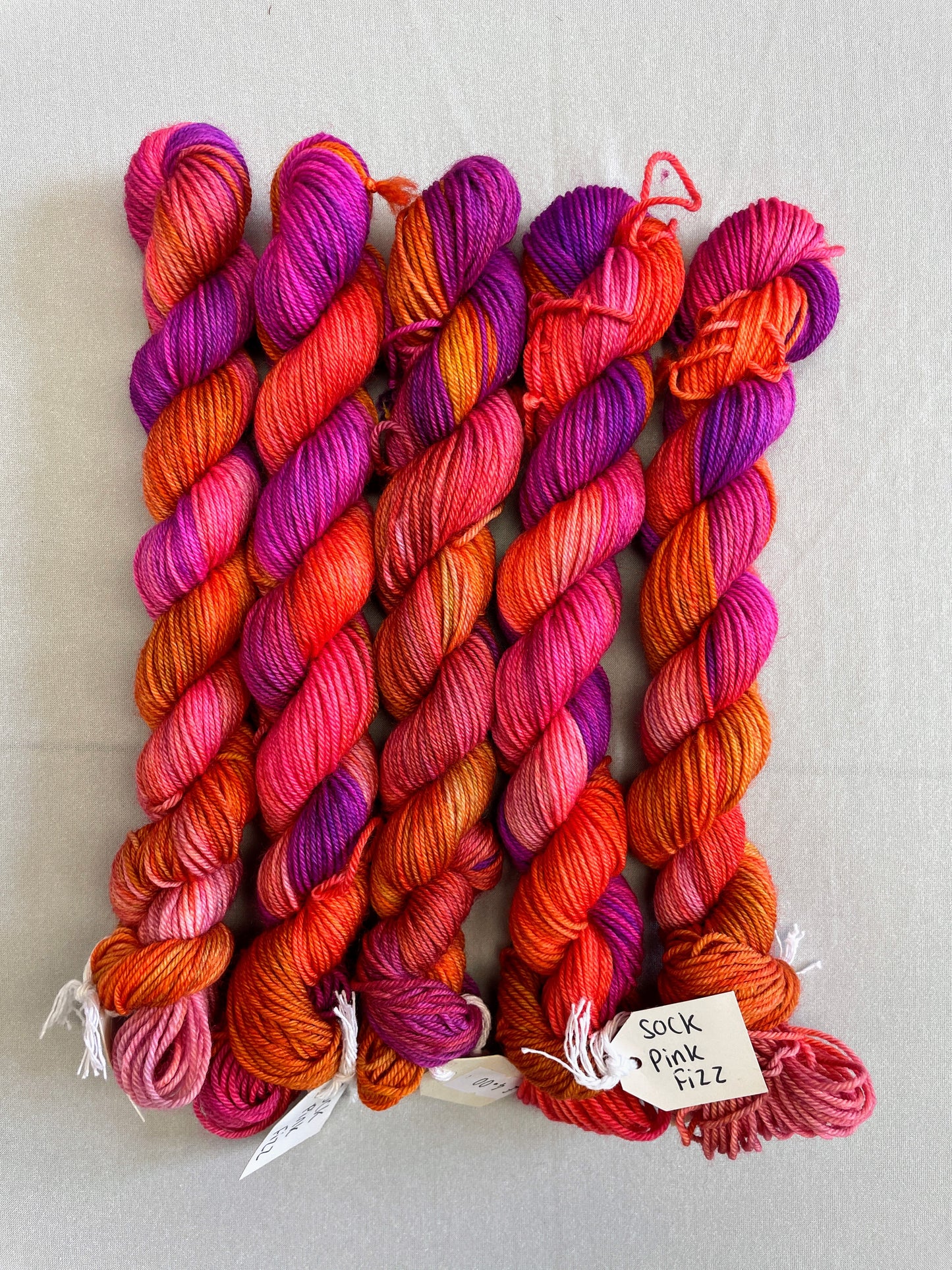 Sock - Pink Fizz 20g Mini Skein