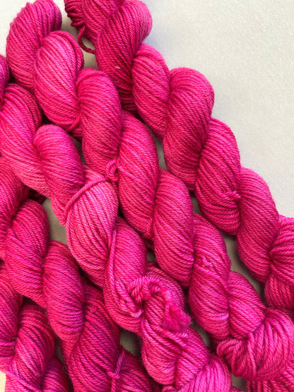 Sock - Raspberry 20g Mini Skein