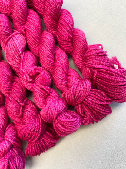 Sock - Raspberry 20g Mini Skein