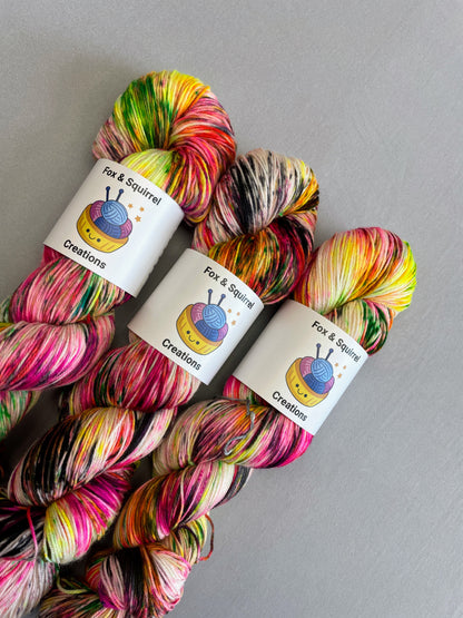 Sock - Punk Rocker 100g Hand-dyed Yarn