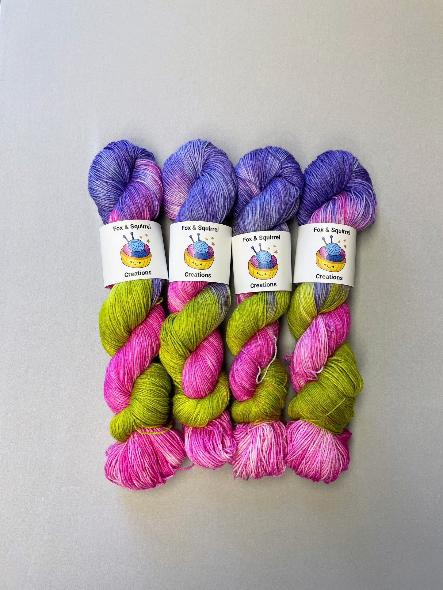 100g Passion Flower - Hand-dyed Yarn