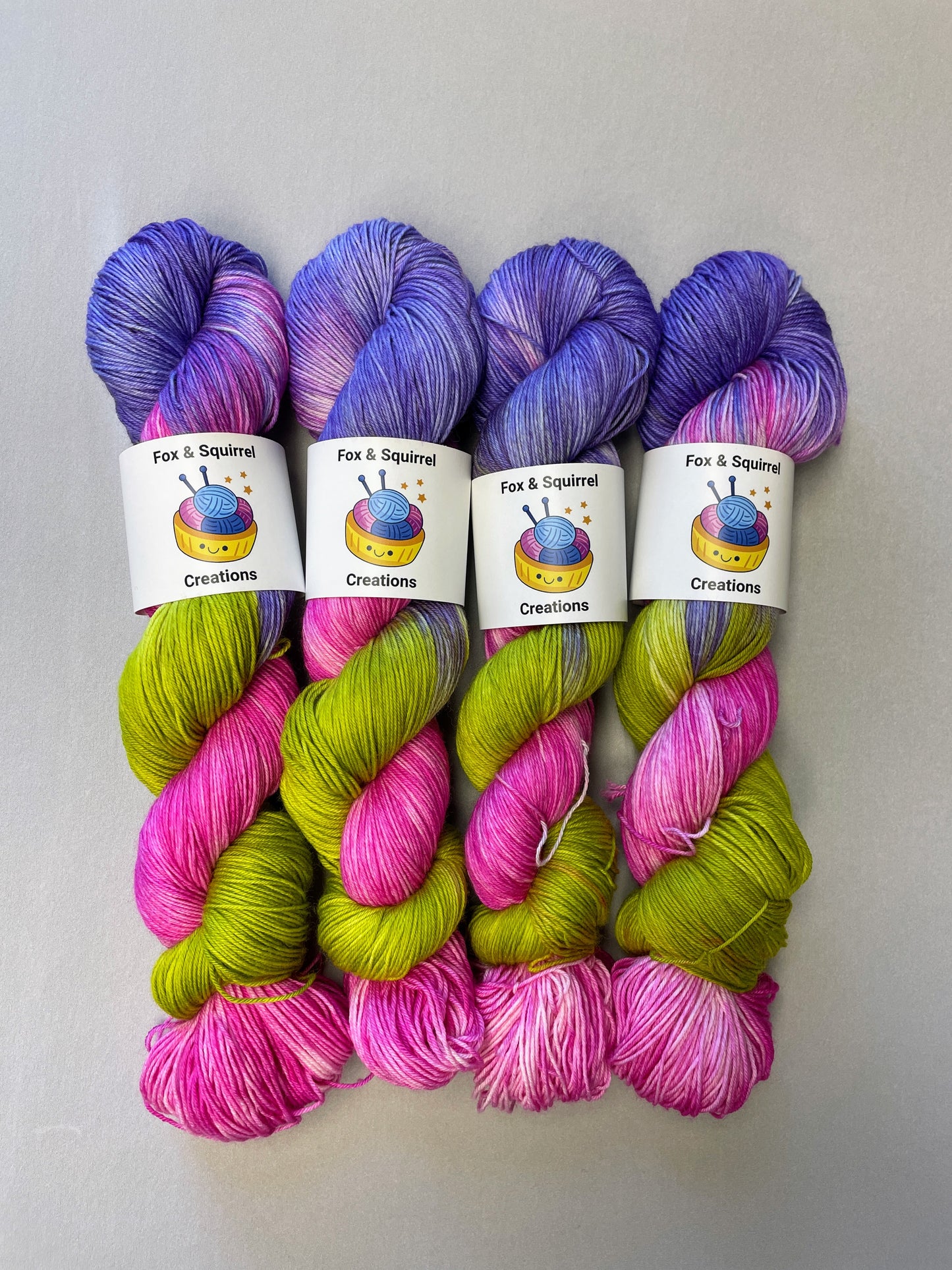 100g Passion Flower - Hand-dyed Yarn