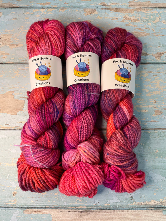 100g Aran - Sorbet Hand-dyed Yarn