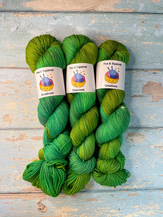 Sock - Treeline 100g Hand-dyed Yarn