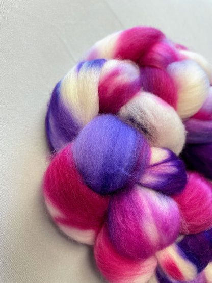 Merino (Superwash) - Winter Berries 100g Fibre Roving