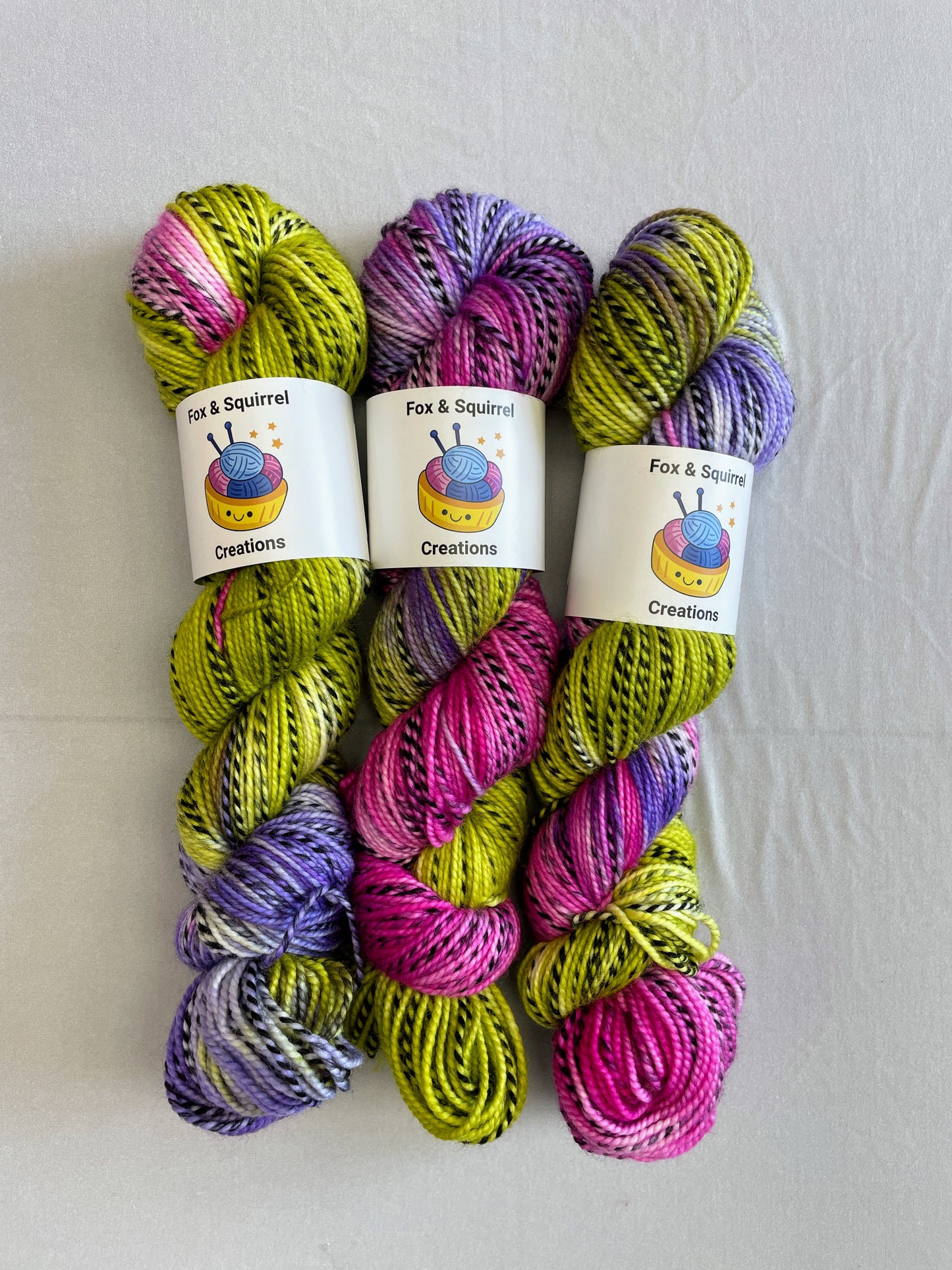 100g Passion Flower - Hand-dyed Yarn