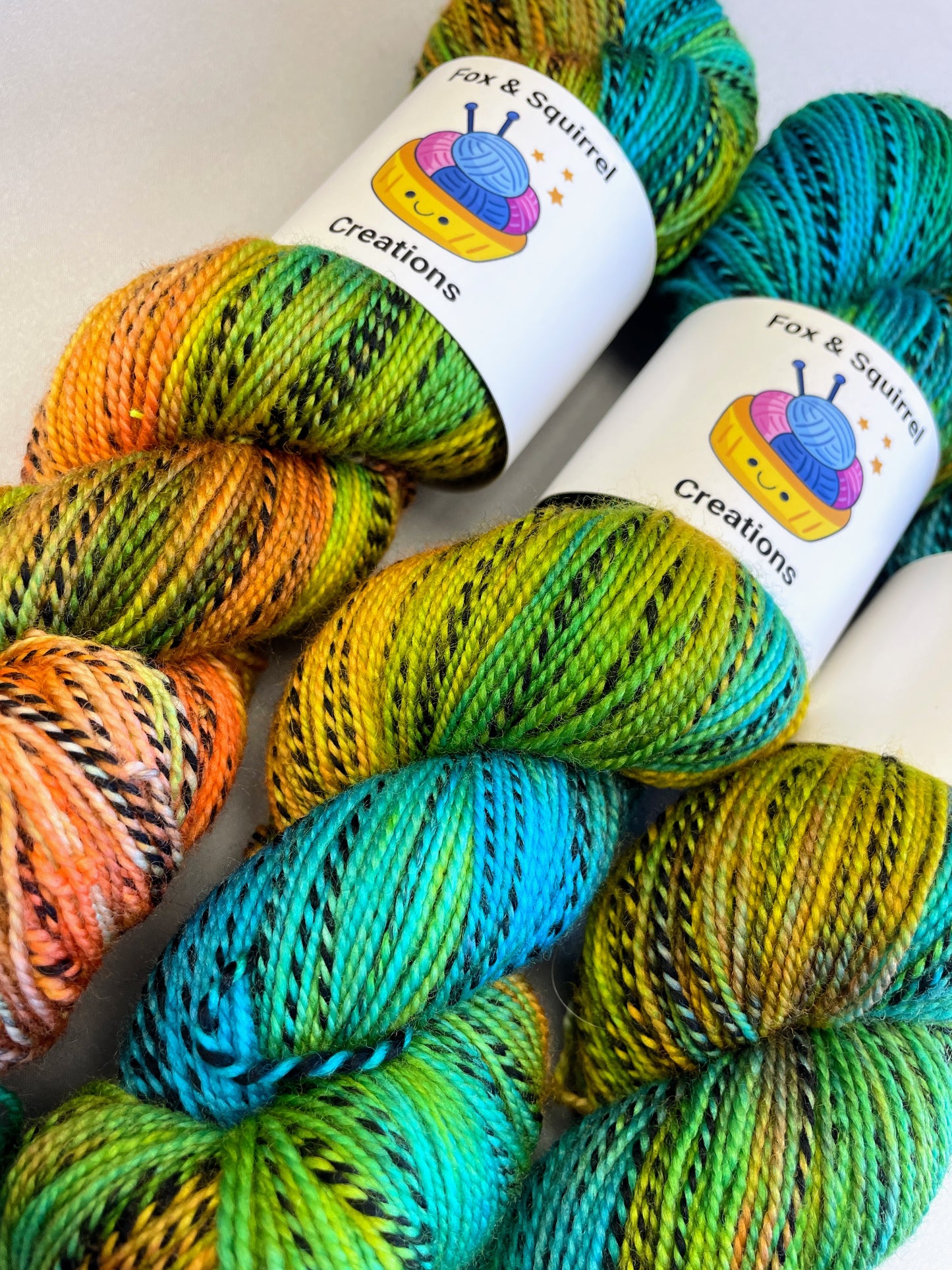 Zebra Sock - Riverbed 100g Hand-dyed Yarn